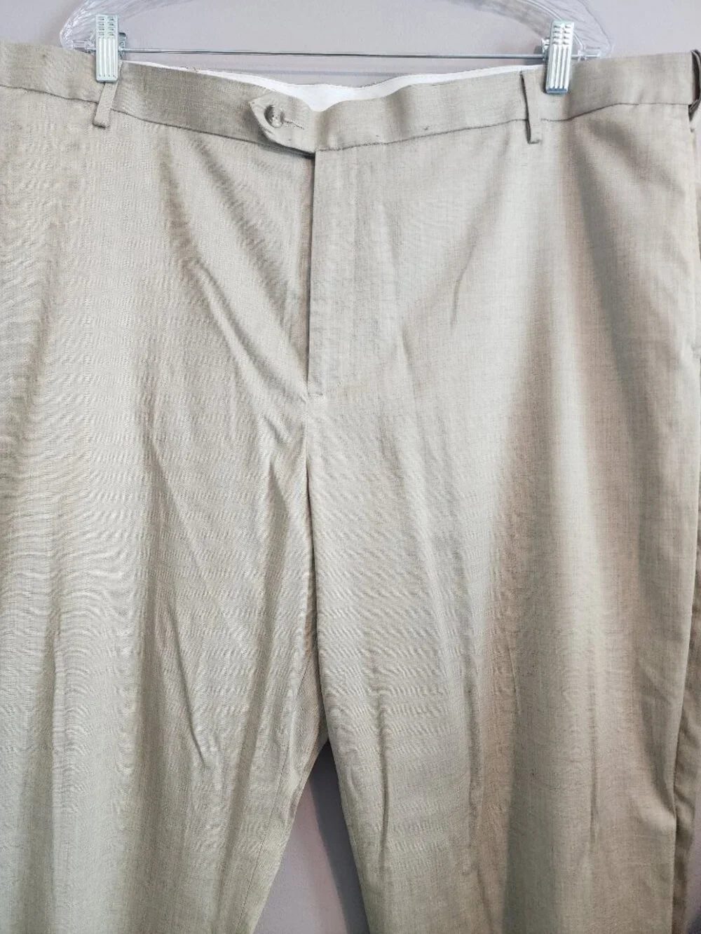 2/$15 Savane Men's Beige Dress Pants - Size 42x30